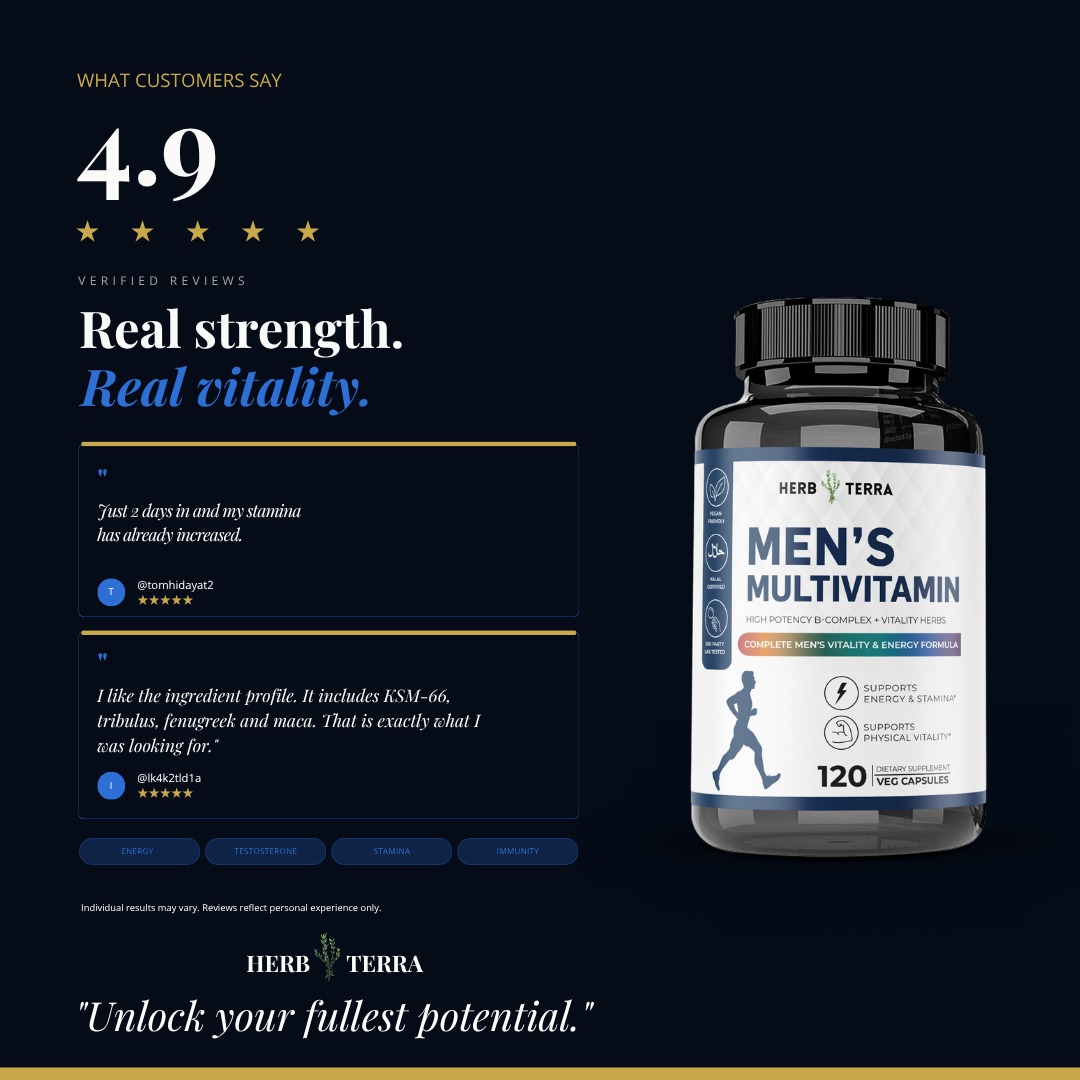 Men’s Multivitamin | 120 Veg Capsules