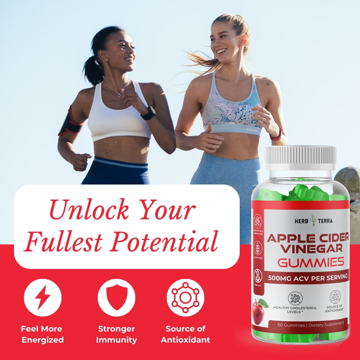 Herb Terra Apple Cider Vinegar Gummies.
| Herb terra