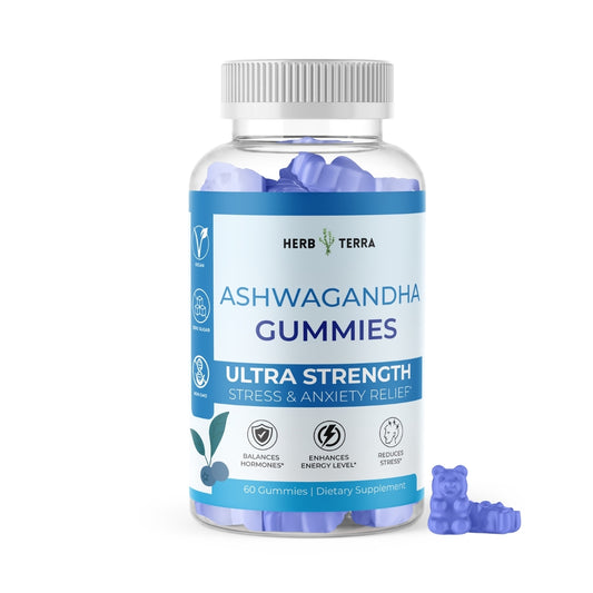 Herb Terra Ashwagandha Gummies bottle | Herb Terra