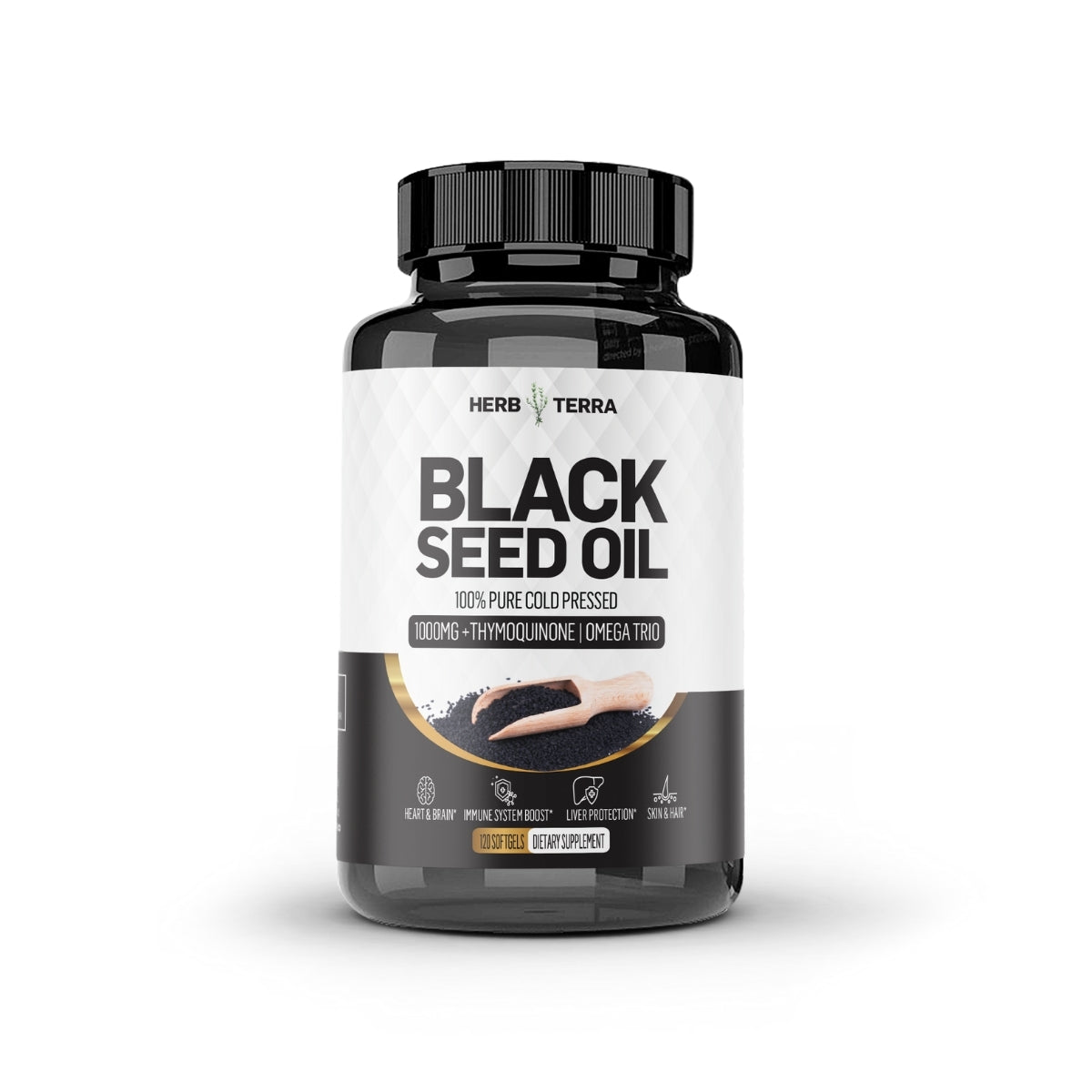 Herb Terra Black Seed Oil (1000mg) Capsules