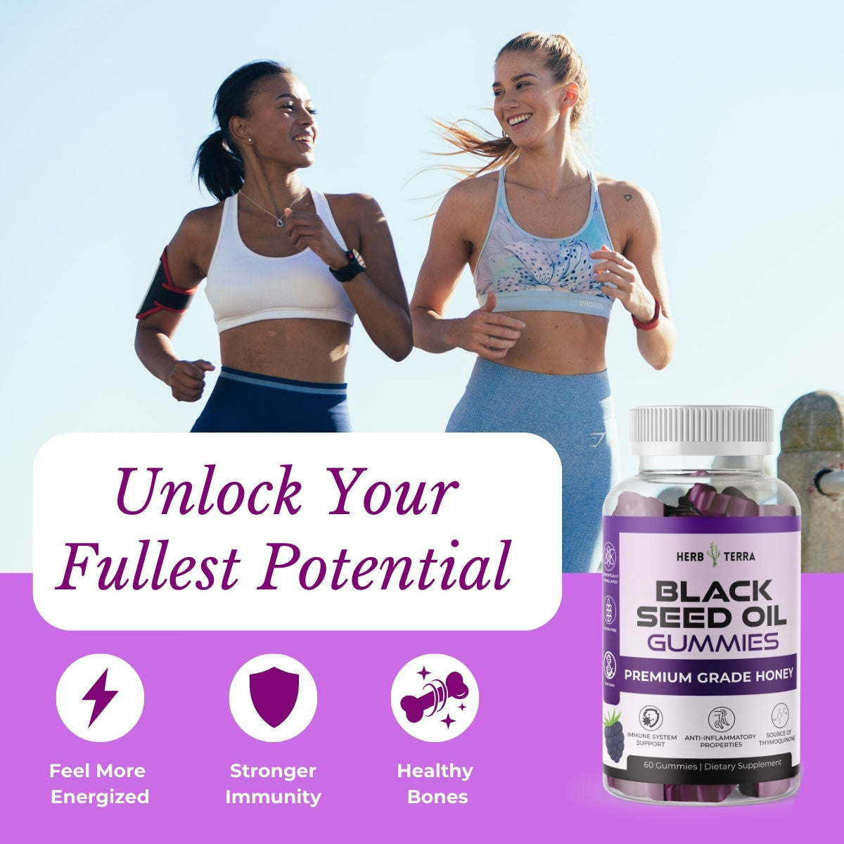 Herb Terra Black Seed Oil Gummies.
| Herb terra