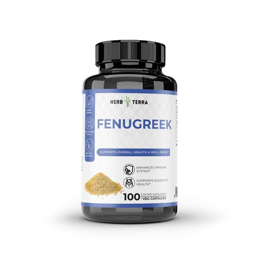 Herb Terra Fenugreek (100 vegan capsules) | Herb terra