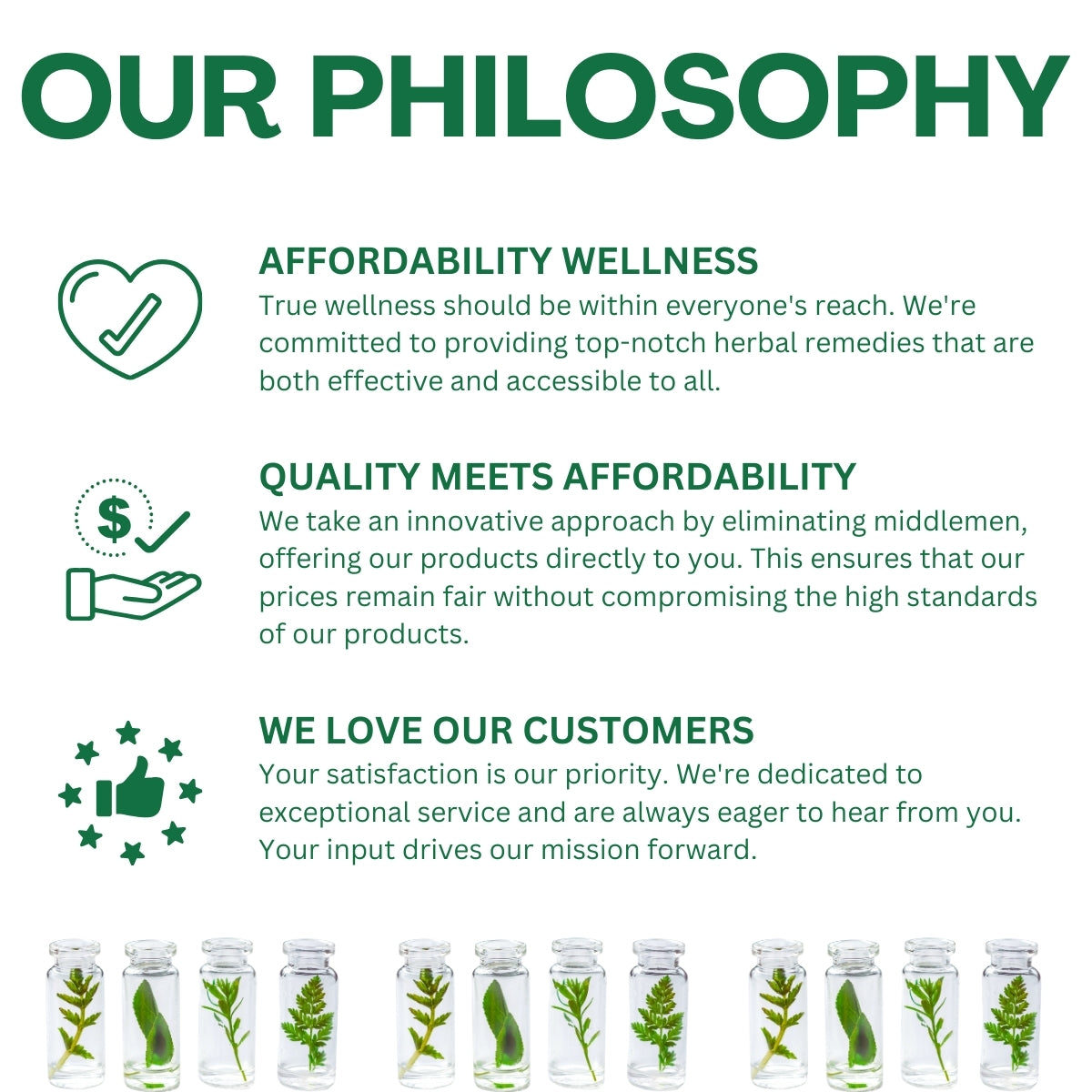 Herbal remedy company philosophy.
| Herb terra