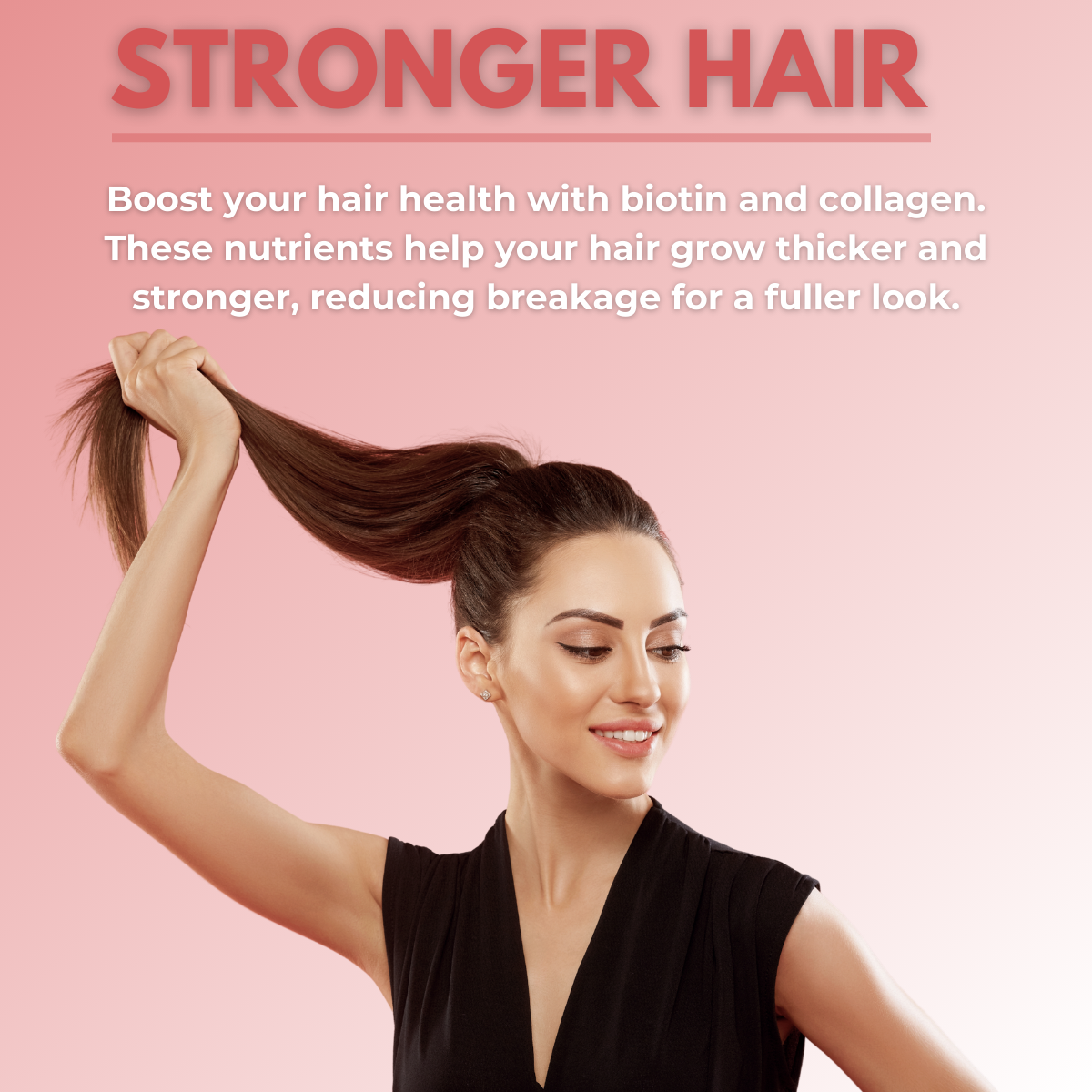 Woman with strong, thick hair.| Herb Terra
