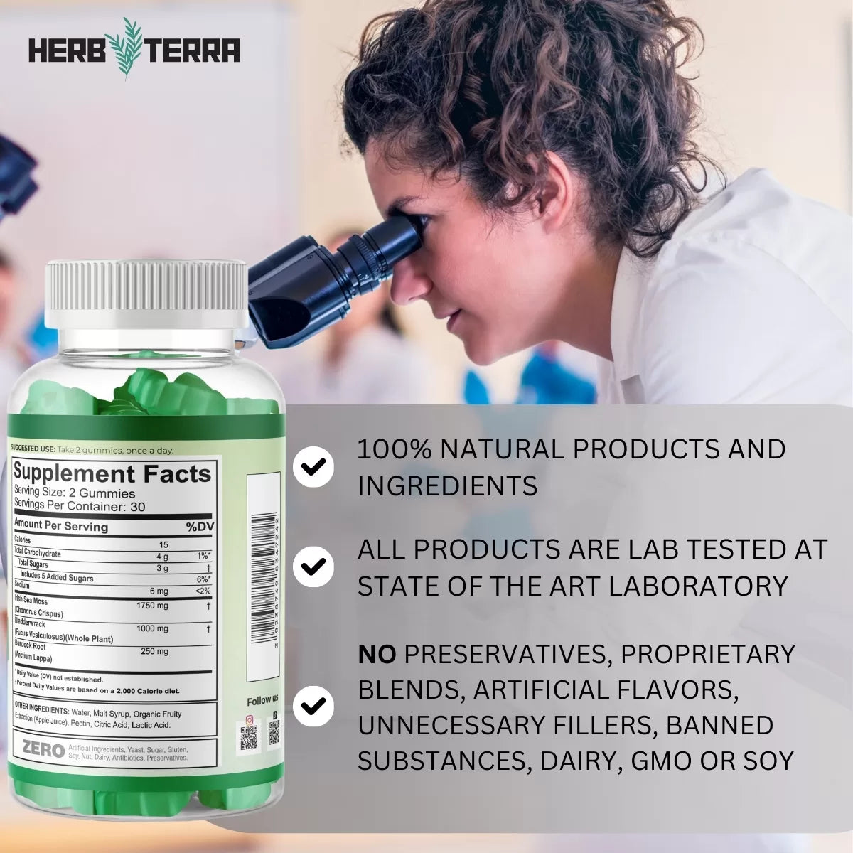 Herb Terra gummies & lab testing.
| Herb terra