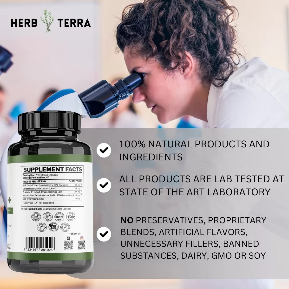 Herb Terra supplement & lab testing | Herb terra