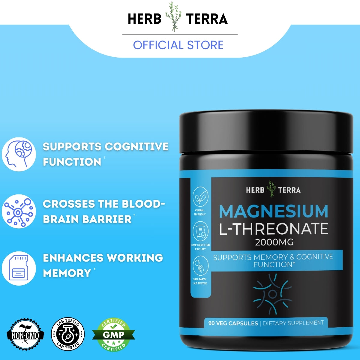 Herb Terra Magnesium L-Threonate. 
| Herb terra