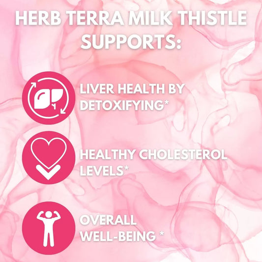 Herb Terra Milk Thistle benefits.
| Herb terra