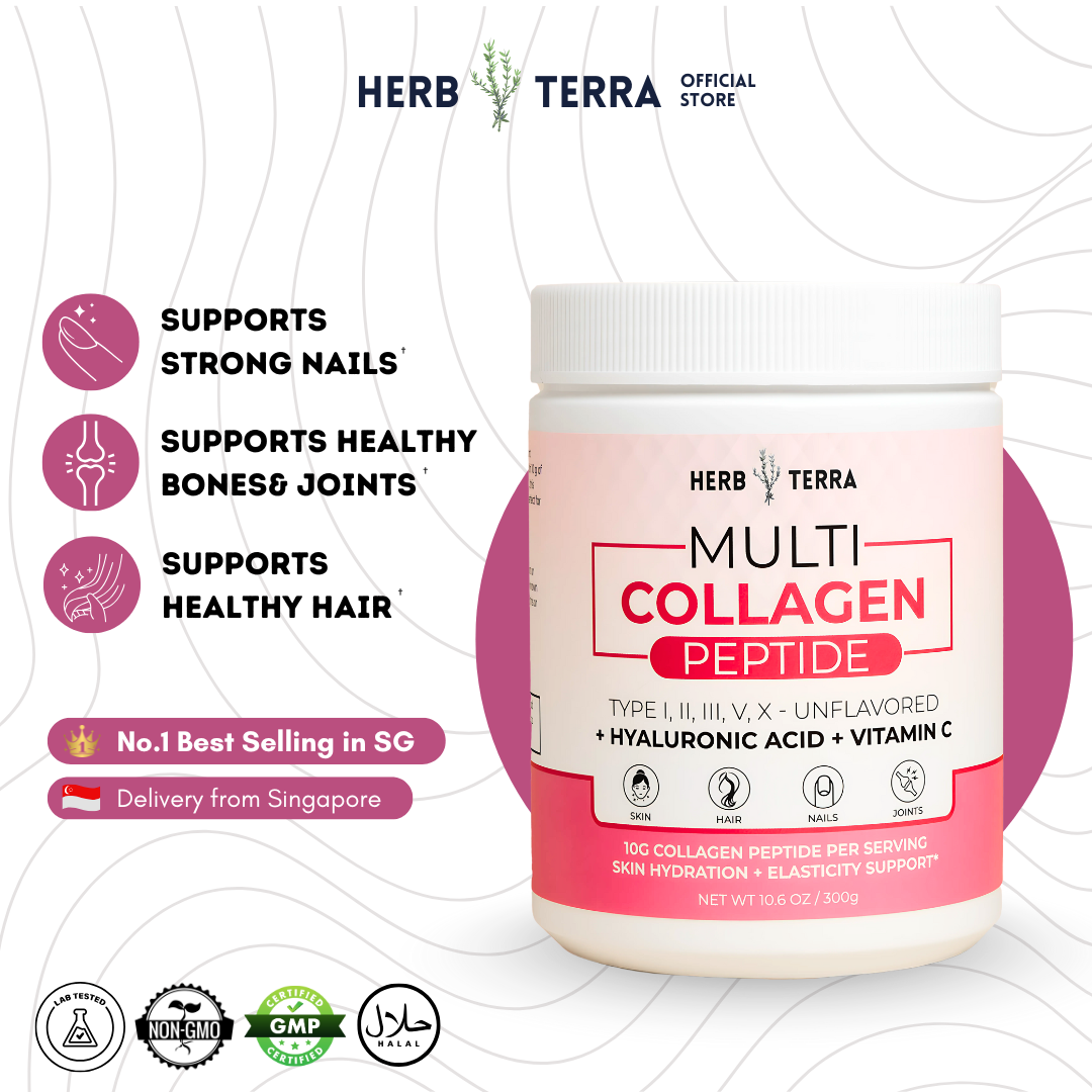 Herb Terra Men's Power Duo for Vitality, Energy & Skin Health