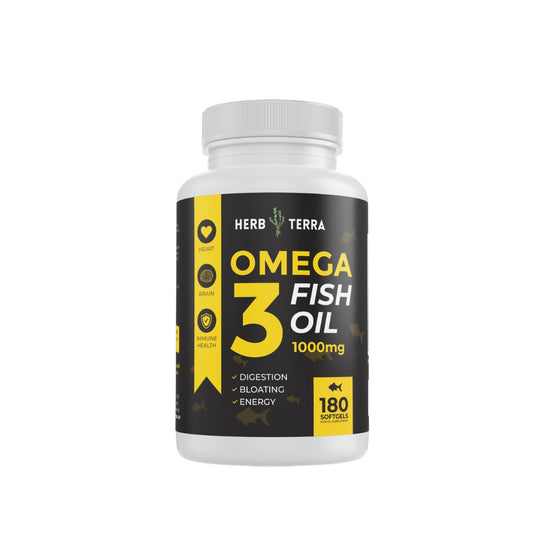 Herb Terra Omega 3 Fish Oil (1000mg) | Herb terra