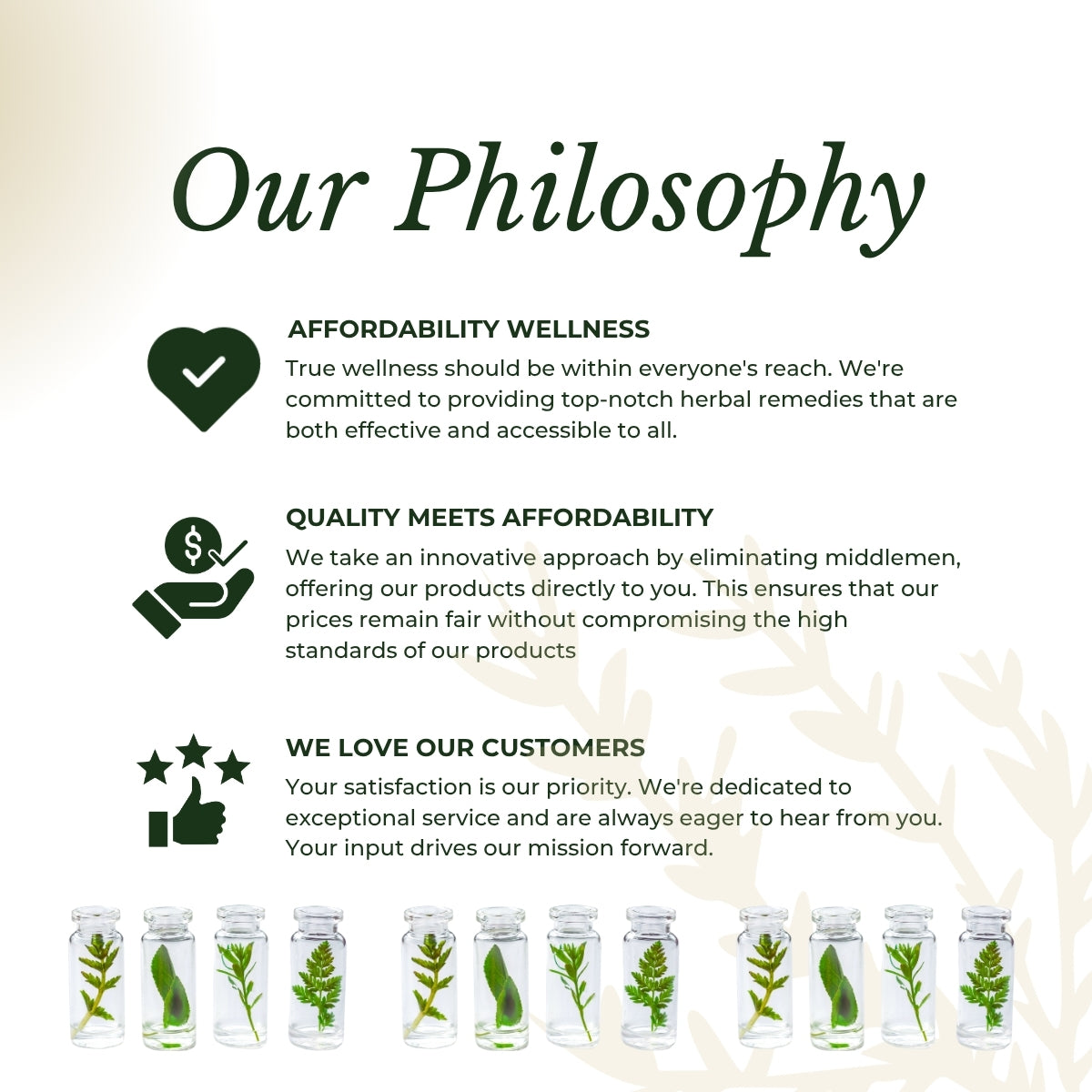 Our Philosophy: Herbal Remedies & Values