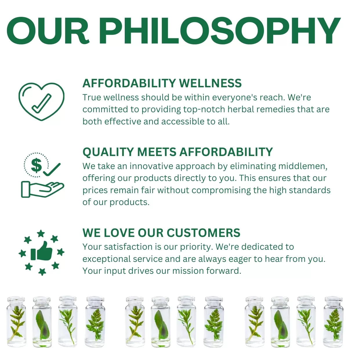 Our Philosophy: Herbal Wellness & Value
| Herb terra