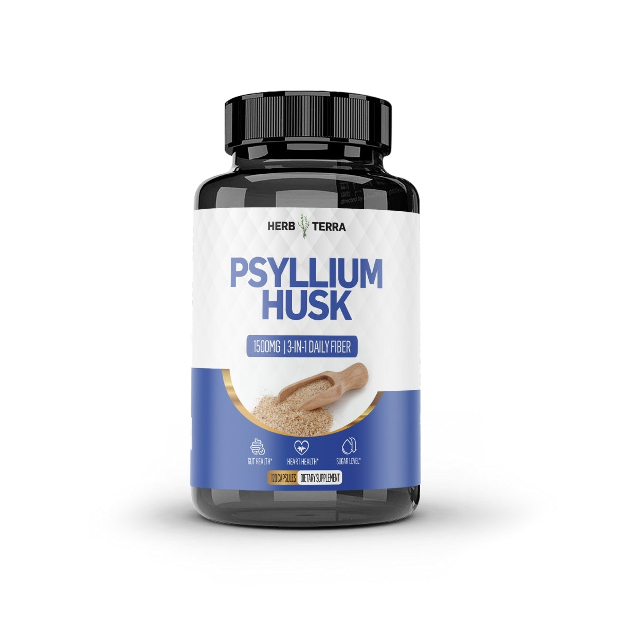 Herb Terra Psyllium Husk Capsules | Herb terra