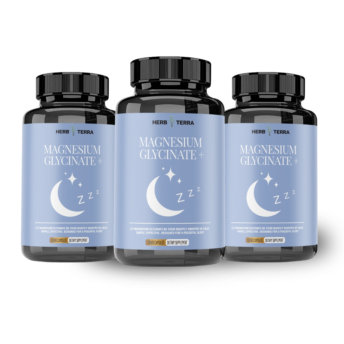 Herb Terra Magnesium Glycinate Trio Bundle