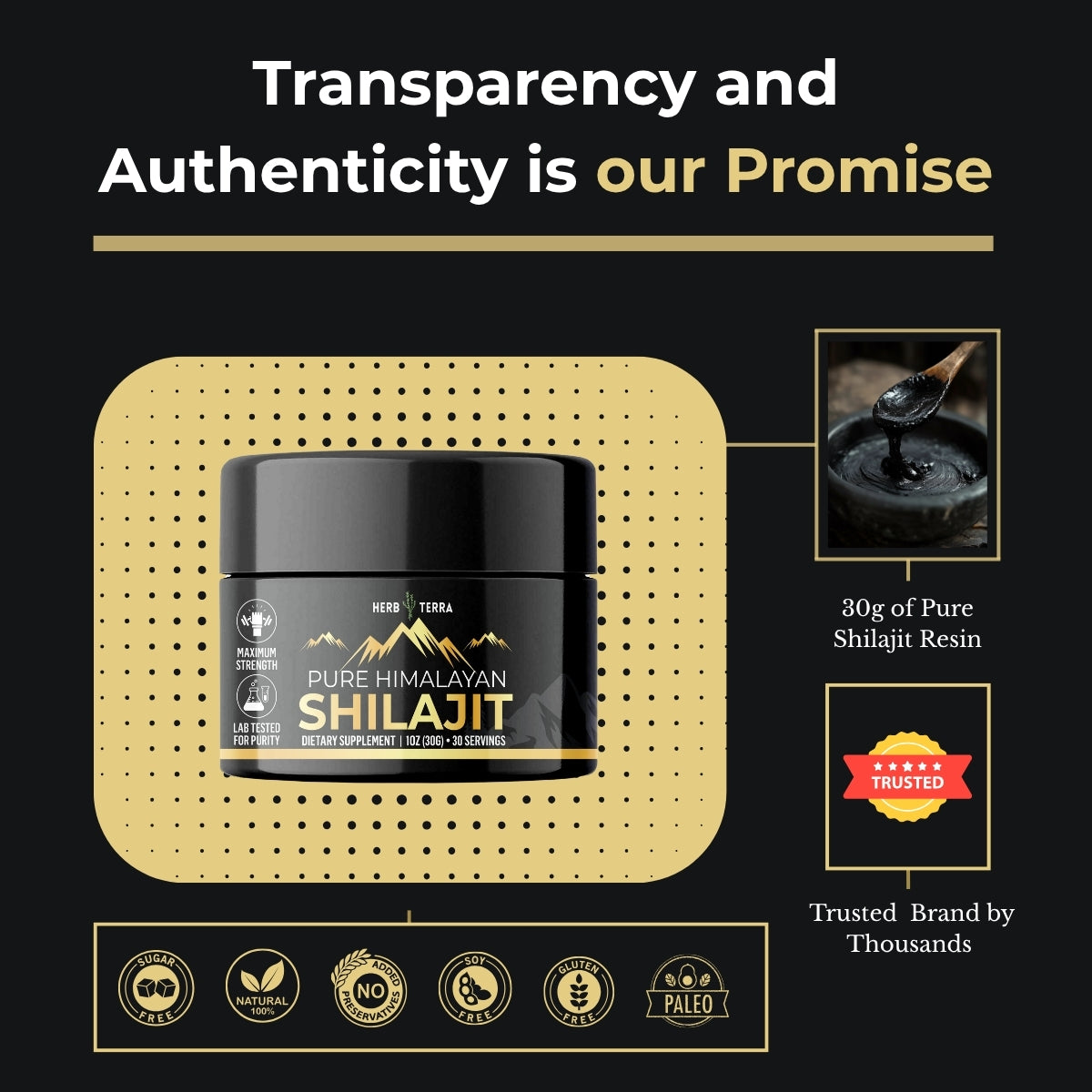 Pure Himalayan Shilajit Resin