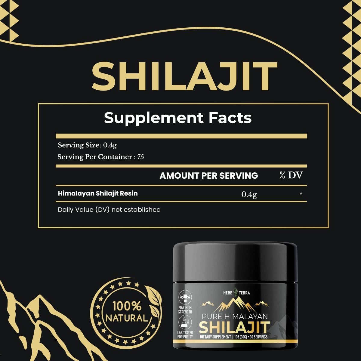 Pure Himalayan Shilajit Resin