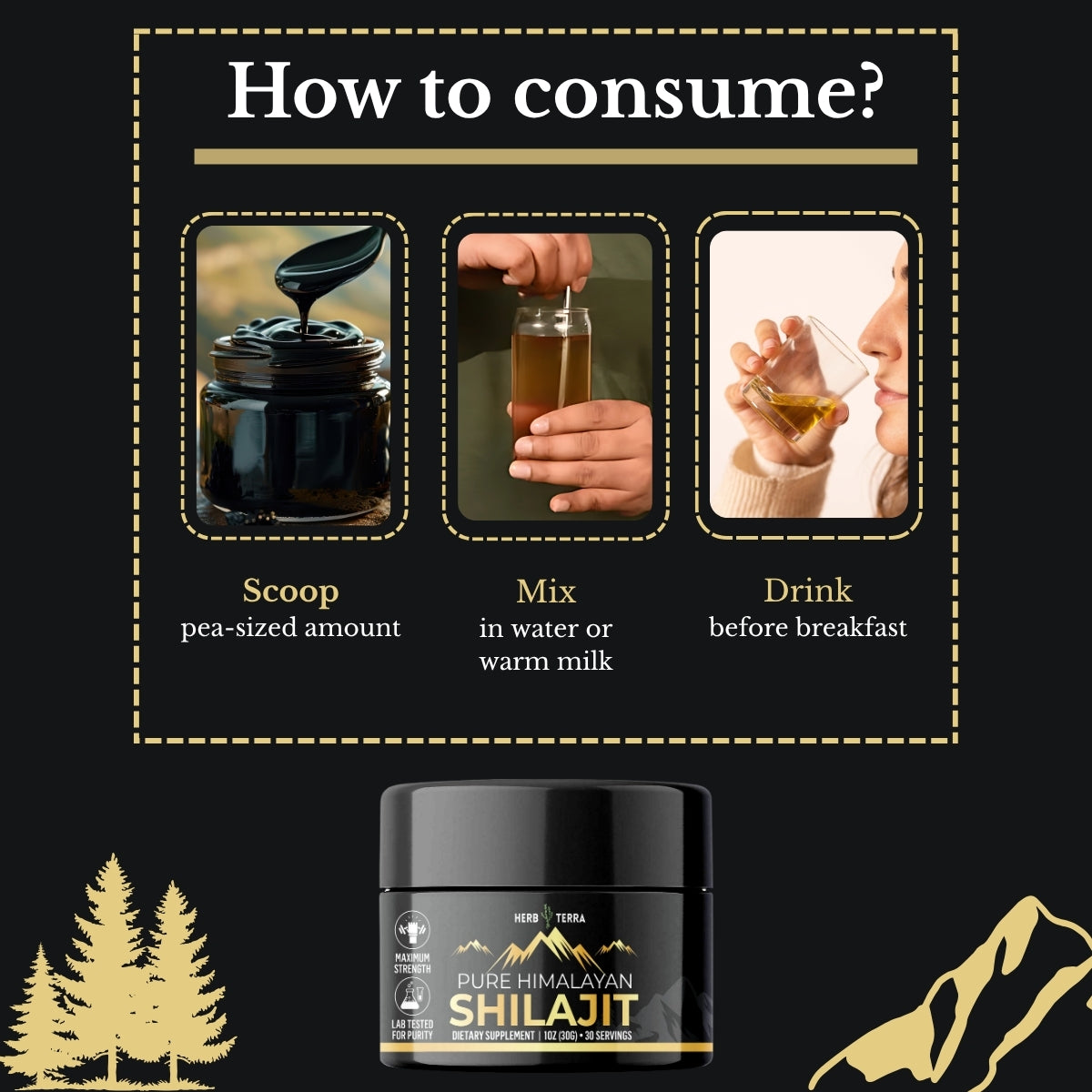 Pure Himalayan Shilajit Resin