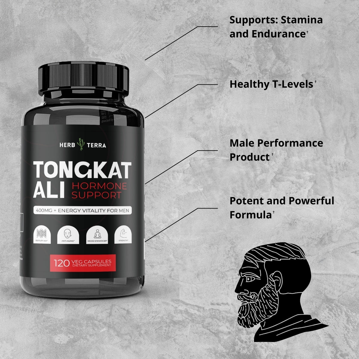 Herb Terra Tongkat Ali supplement. | Herb terra