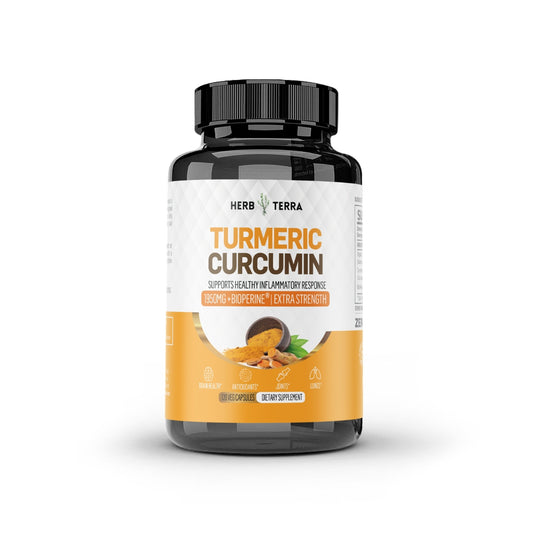Herb Terra Turmeric Curcumin with Black Pepper | Herb terra