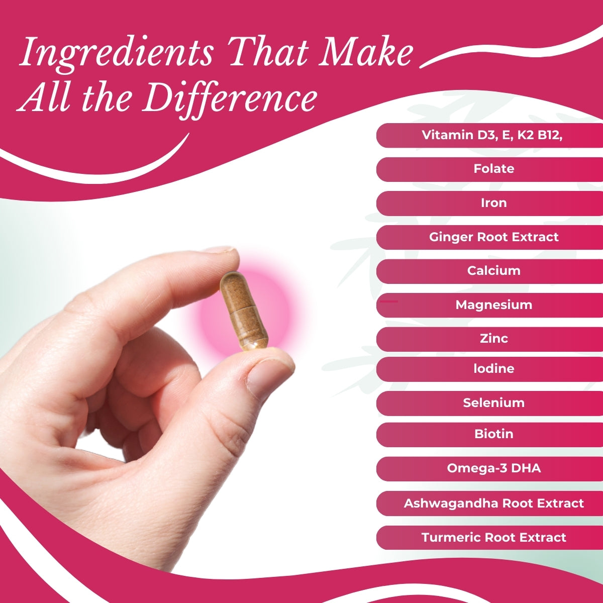 Women's multivitamin capsule & ingredients | Herb terra