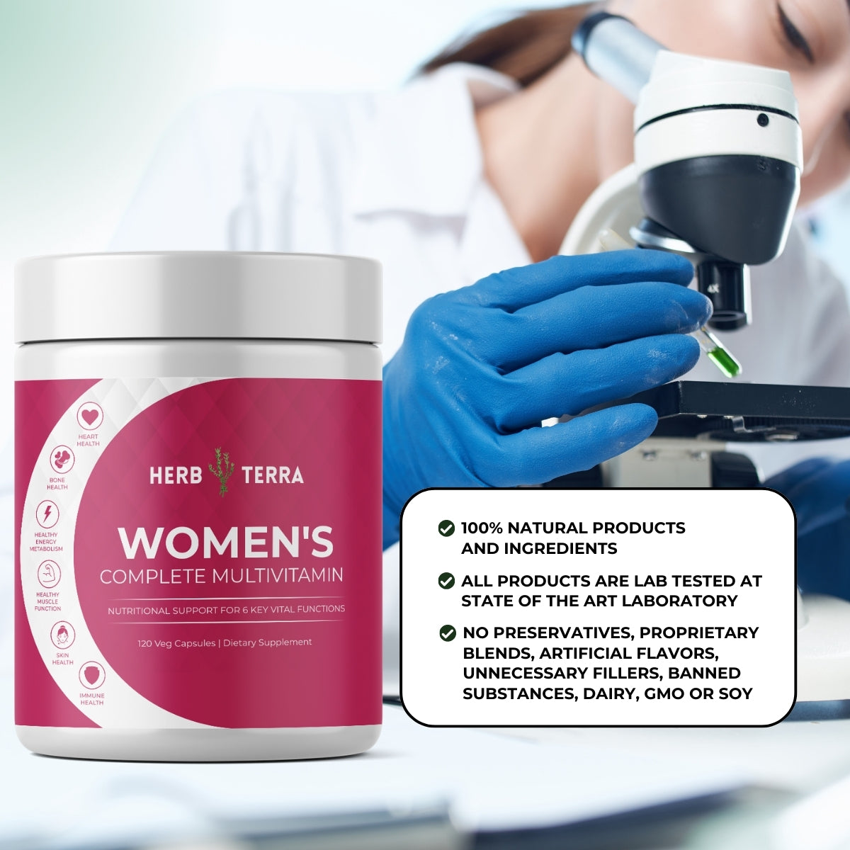 Herb Terra Women's Multivitamin.  | Herb terra