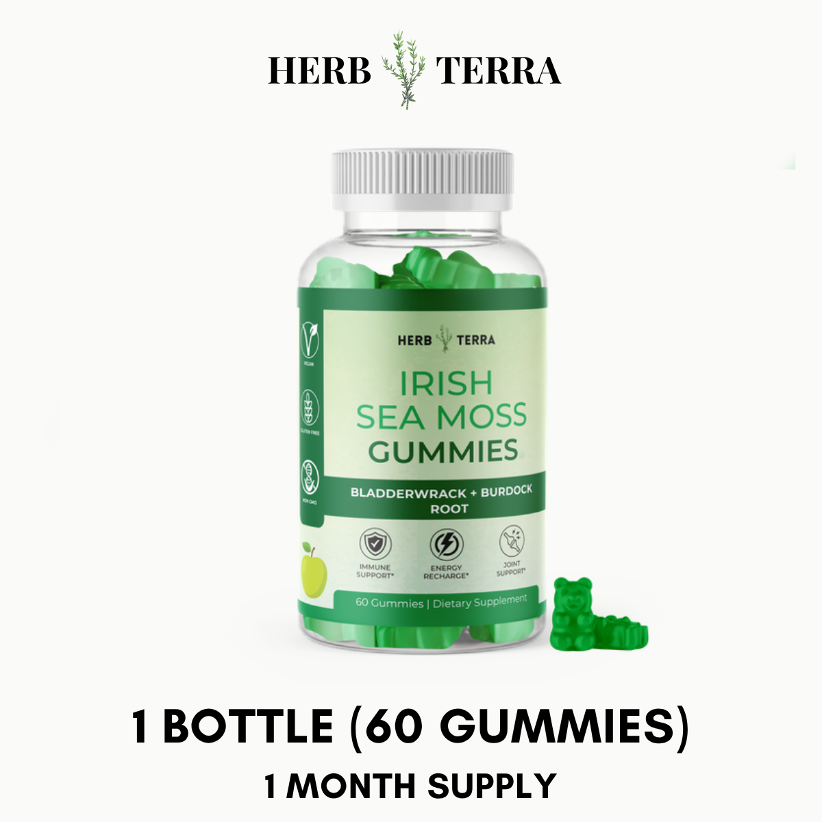 Irish Sea Moss Gummies – 1 Bottle