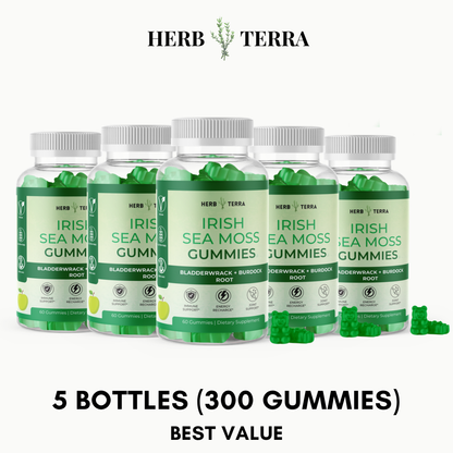 Irish Sea Moss Gummies – 5 Bottles