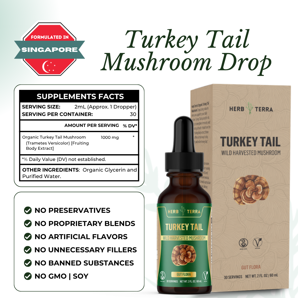 Turkey Tail Mushroom Drops – image 6