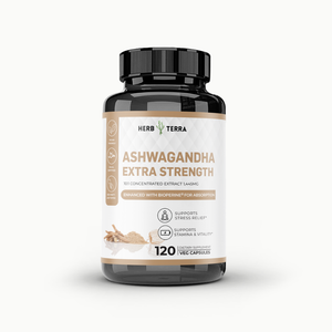 Ashwagandha Capsules 1450mg - Stress Support & Daily Calm