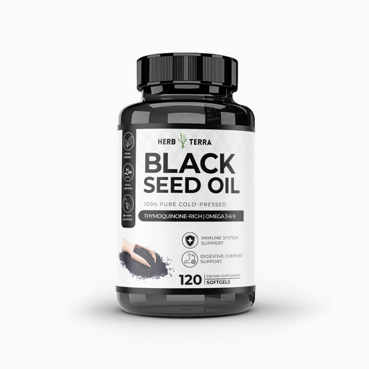 Black Seed Oil Capsules 1000mg | Habbatus Sauda Supplement