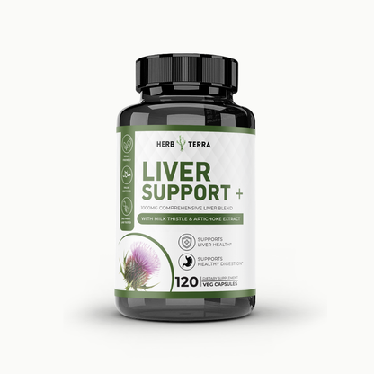 Liver Support+ | 120 Veg Capsules | Advanced Liver Support Formula