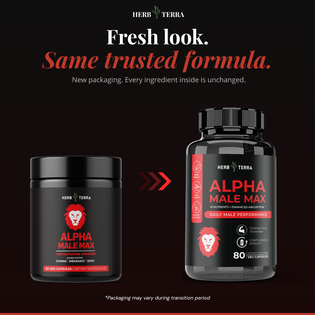 Alpha Male Max | 80 Capsules | Elite Performance Complex