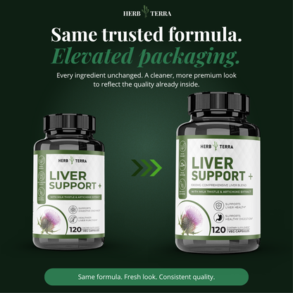 Liver Support+ | 120 Veg Capsules | Advanced Liver Support Formula