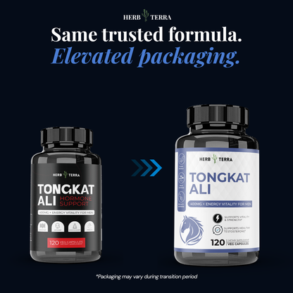 Tongkat Ali Root Extract | 120 Capsules | Natural Hormonal Support