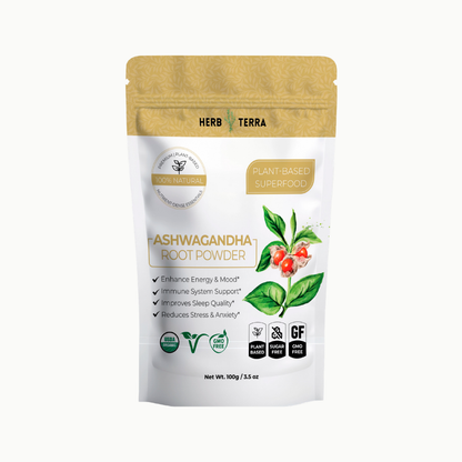 Organic Ashwagandha Powder 100g