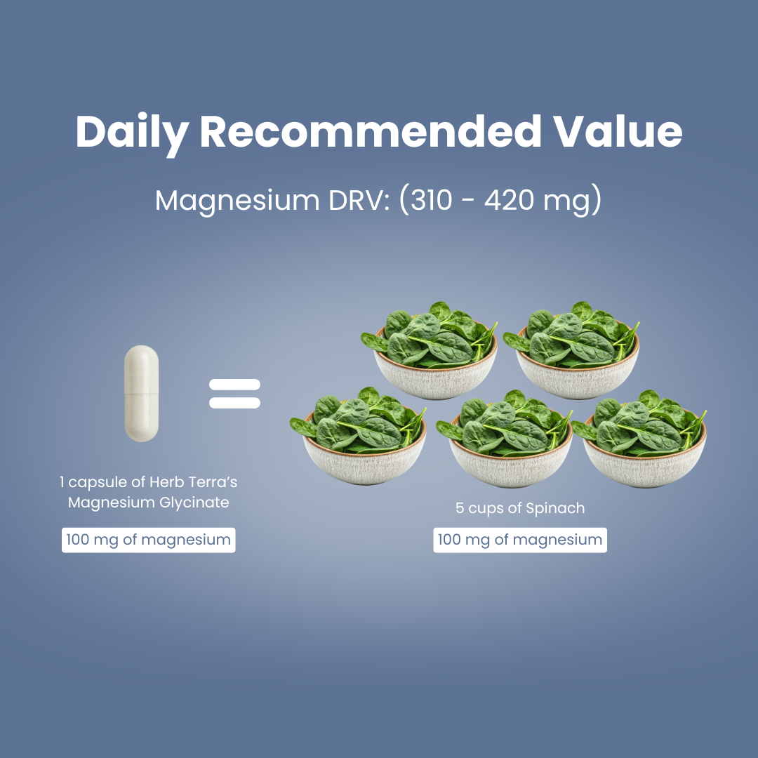 Magnesium Glycinate 500 mg - High Absorption