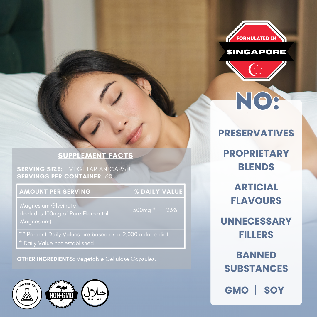 Magnesium Glycinate 500 mg - High Absorption