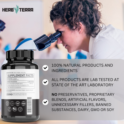 [Bundle of 3] Herb Terra Black Seed Oil 1000mg - Energy, Digestion & Immune Support