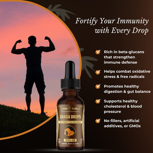 Chaga Mushroom Drops
