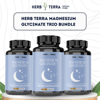 Herb Terra Magnesium Glycinate Trio Bundle